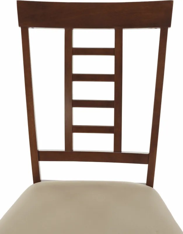 Étkezőszék, dió/bézs, OLEG NEW