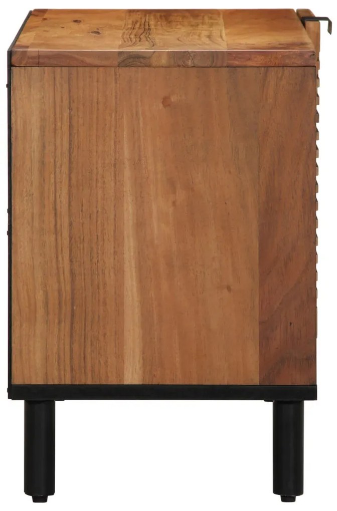 TV Szekrény 80x31,5x46 cm Tömör Akácfából