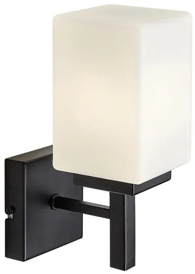 Rabalux 71061 - Fürdőszobai fali lámpa ZENKAI 1xE14/10W/230V IP44 fekete