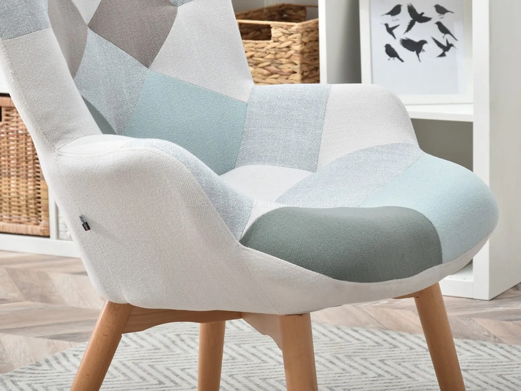 Fotel Nutri (patchwork + bükk). 1110345