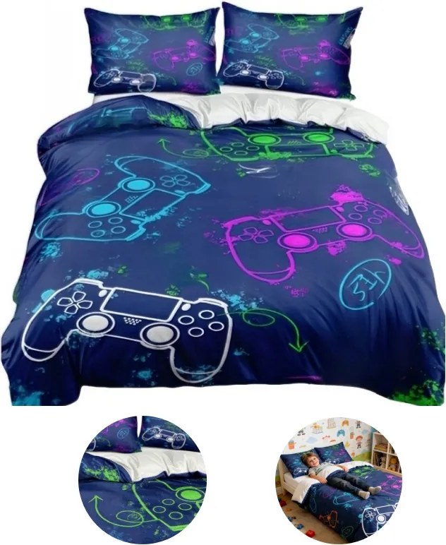 Fiú Ágyneműhuzat Garnitúra 160x200 cm