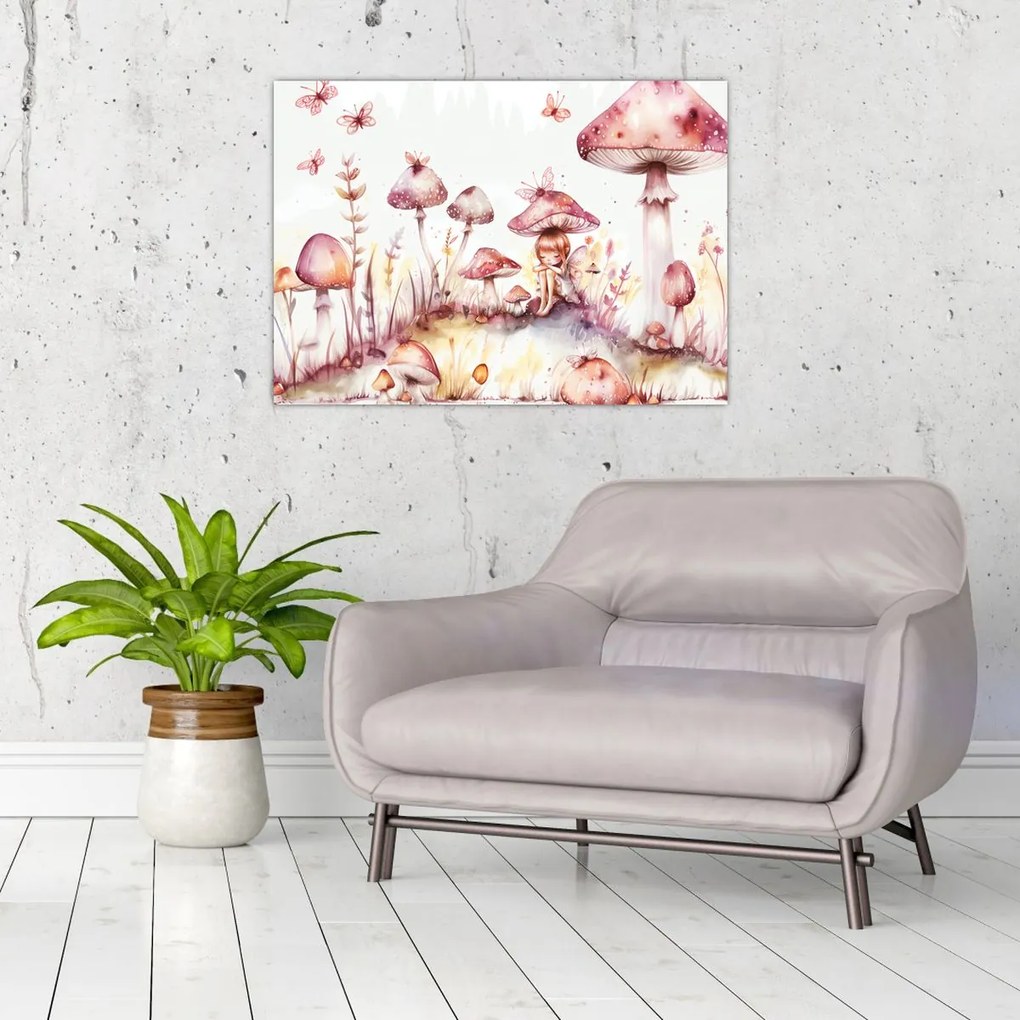 Kép - Rózsaszín tündér (70x50 cm)