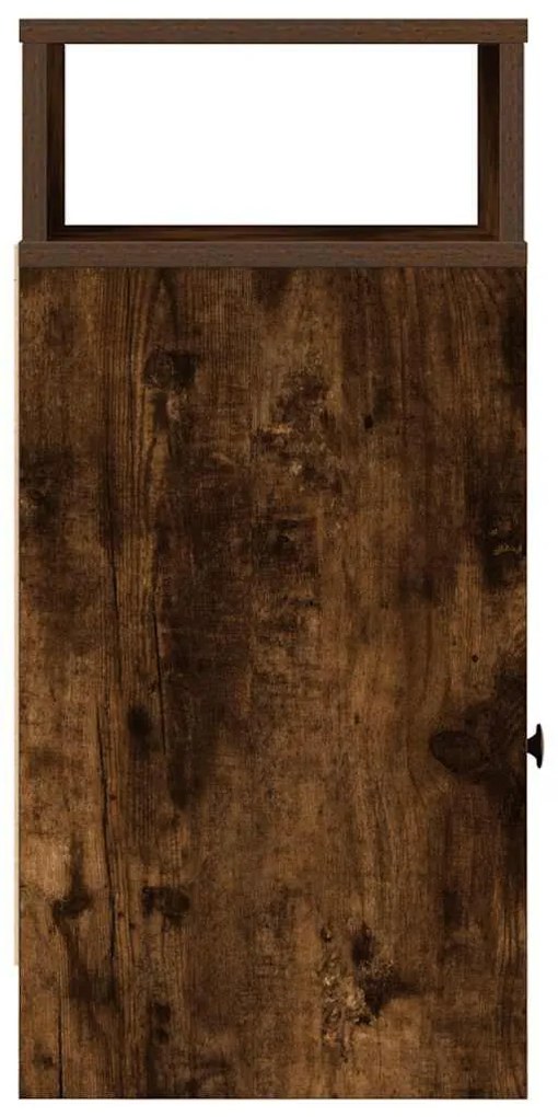 2 db füstös tölgy színű éjjeliszekrény fiókkal 25x31x66 cm