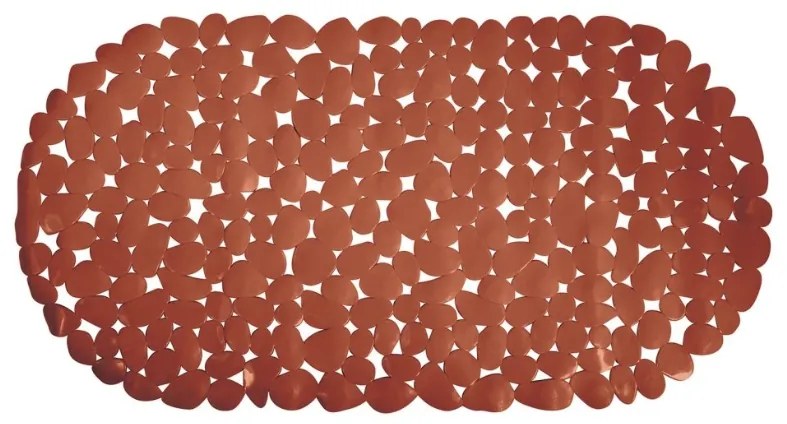 Spirella GALETS csúszásgátló fürdőkád alátét,terrakotta, 99 x 39 cm