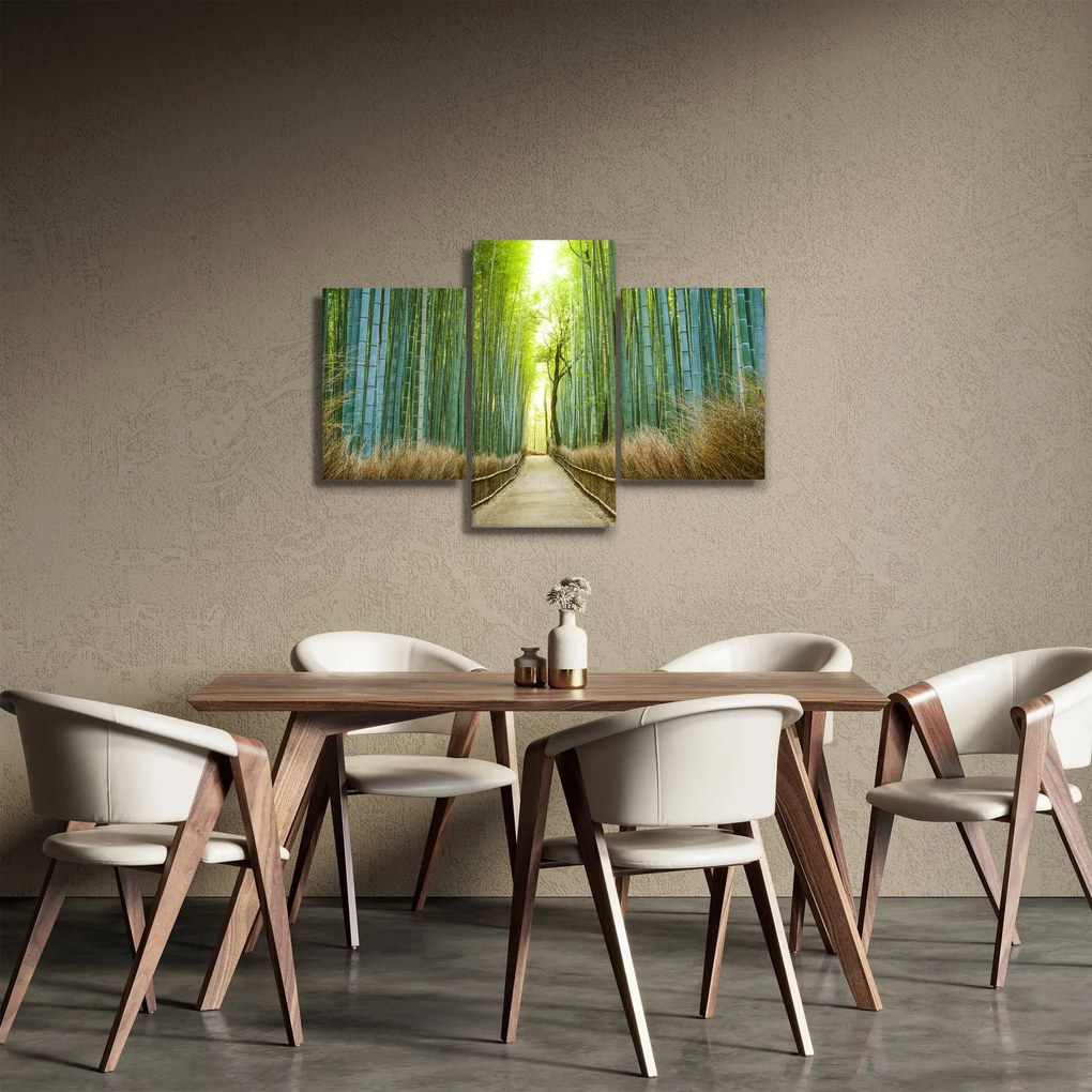 Kép - Sikátor bambuszal (90x60 cm)