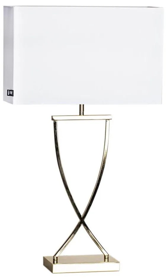 ByRydens 2829620-5000 - Asztali lámpa OMEGA 1xE27/5W/230V fehér/sárgaréz