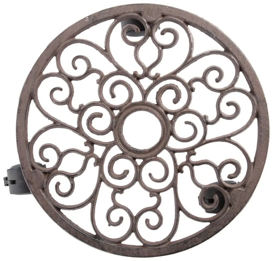 Fém gurulós virágállvány ø 29 cm – Esschert Design