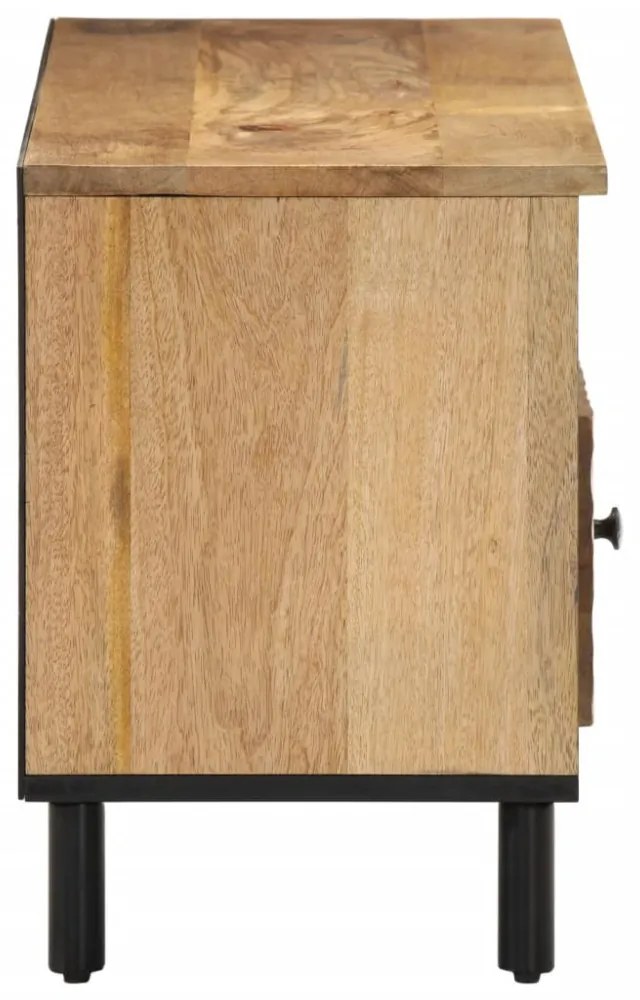 tömör mangófa TV-szekrény 100 x 33 x 46 cm