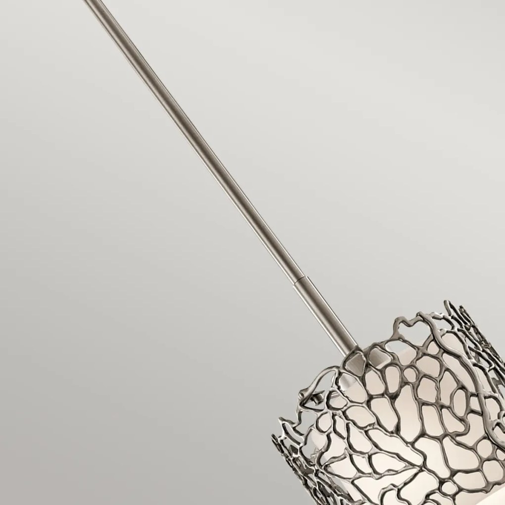 ELSTEAD KLSILVERCORALMP SILVER CORAL Ernyős Függesztett Lámpa Ezüst E27 IP20