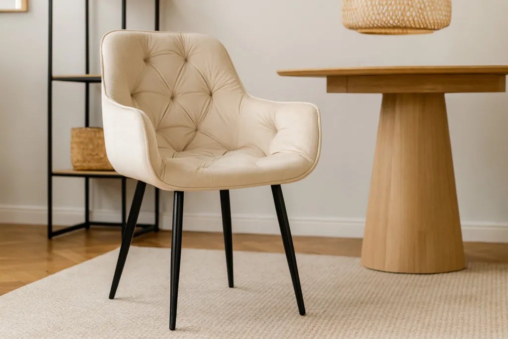 Bársony szék 55 x 60 x 89 cm