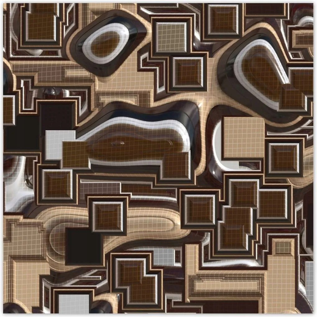 Poszterek 30x30 Csokoládé absztrakt