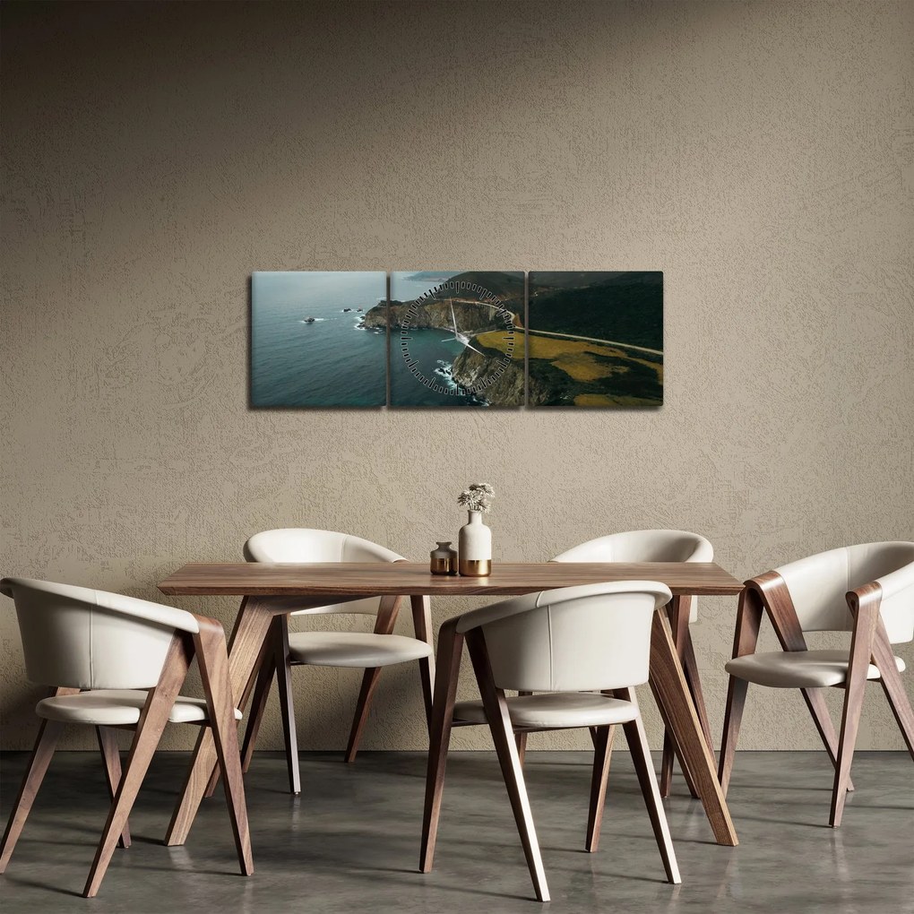 Kép - Zátony az óceánban (órával) (90x30 cm)