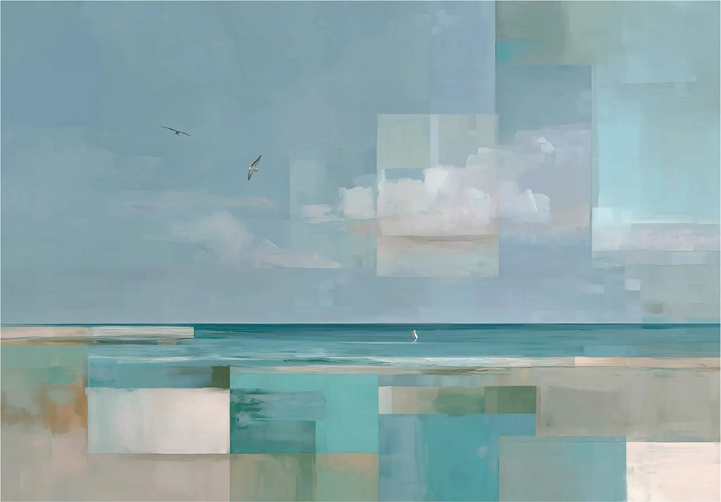 Fotótapéta Tengerpart Absztrakt Tenger Hálószoba Nappali Tapéta Flizelina 350x250