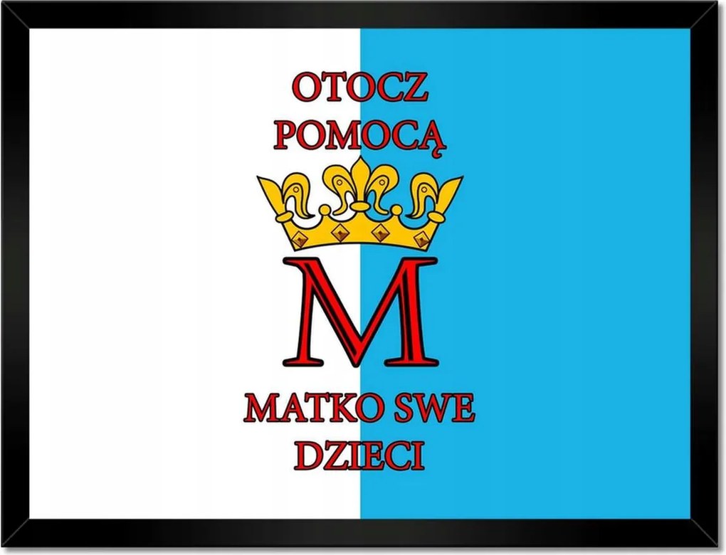 Poszterek keretben 40x30 Körülvesz Szűz Mária