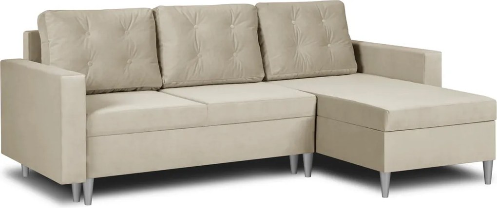 GEST Kinyitható sarokkanapé Bézs