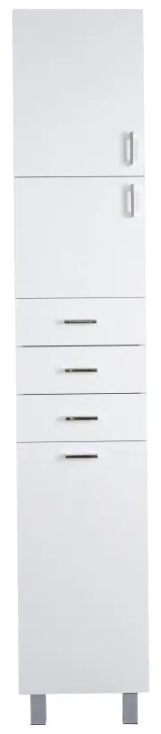 Viva STYLE Fürdőszoba ÁLLÓSZEKRÉNY 192 magas szennyestartós - BALOS - 35 x 28 x 192 cm