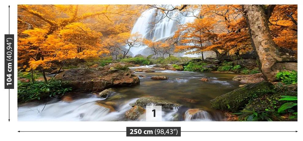 Fotótapéta Waterfall Klong oldalon 104x70 cm