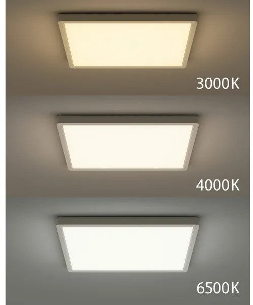 LED mennyezeti lámpa LED/40 W/230 V 3000/4000/6500 K 50x50 cm fehér