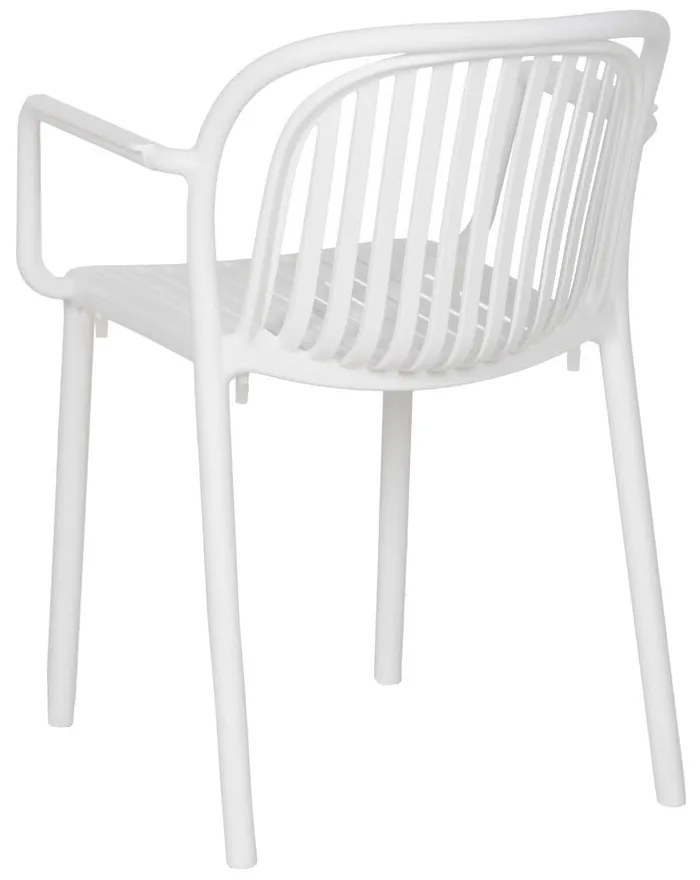 Fehér műanyag étkezőszék Alia – Ixia