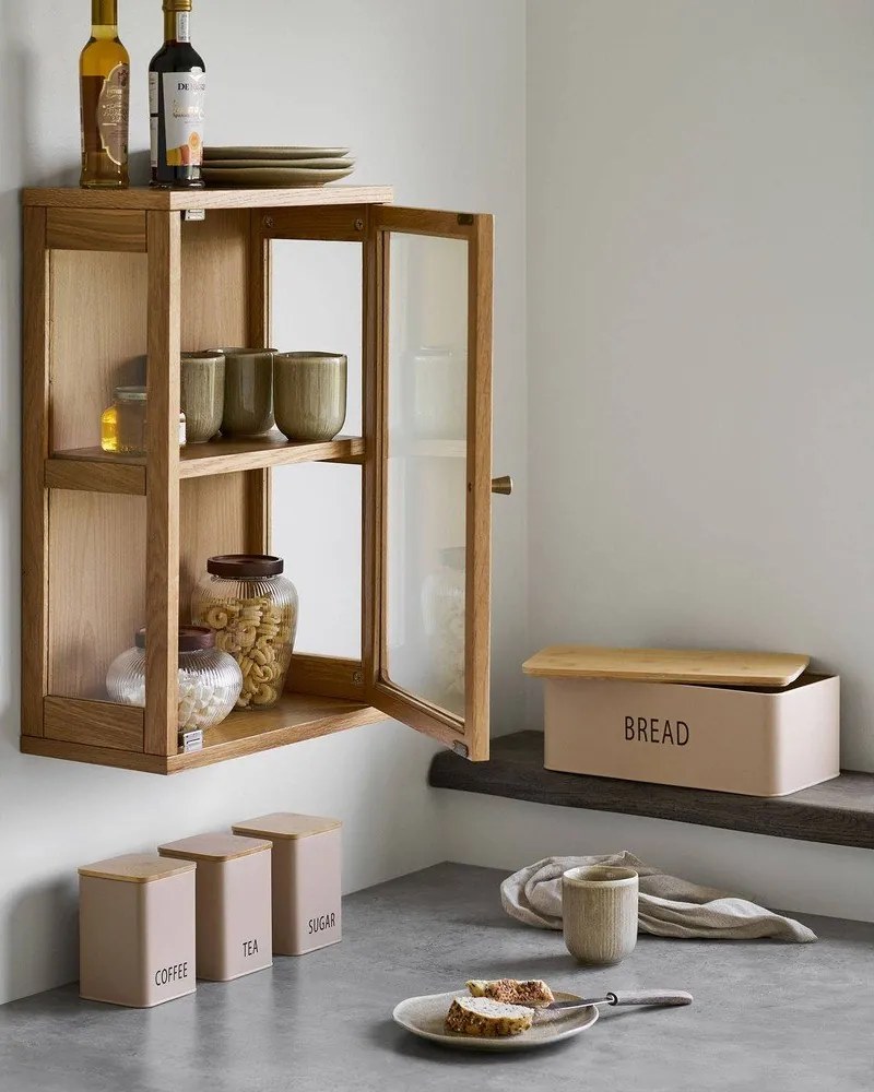 Natúr színű függő tálalószekrény 40x60x20 cm Zamora – House Nordic