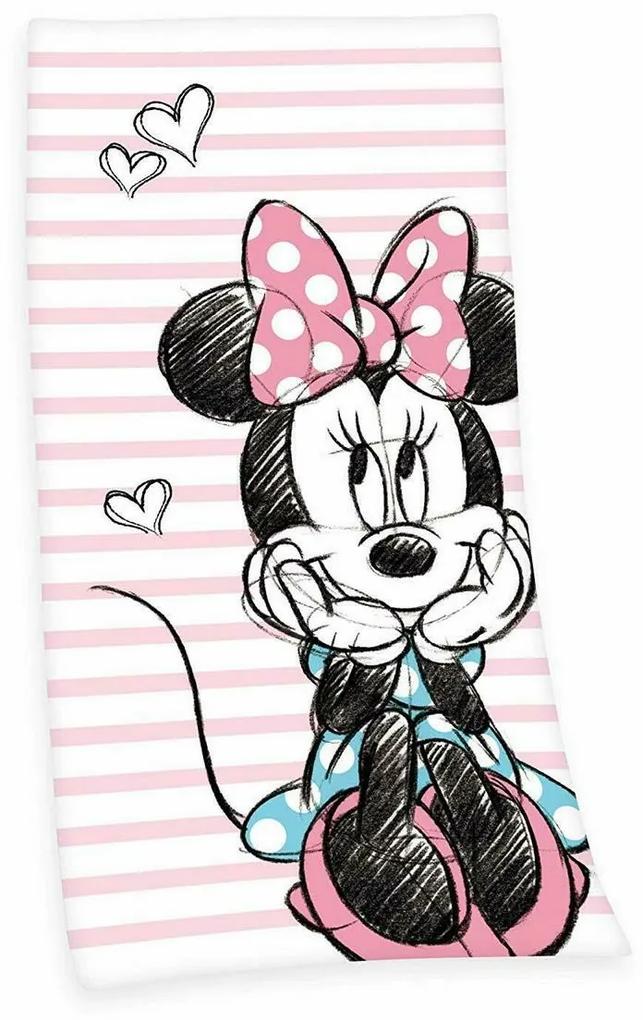 Minnie Mouse törölköző, 75 x 150 cm
