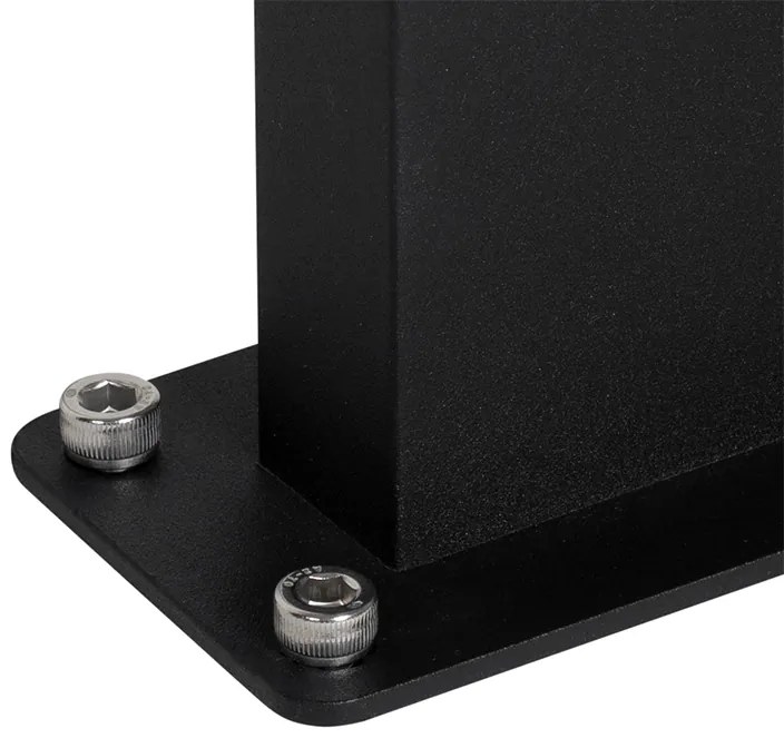 Ipari kültéri állólámpa fekete IP44 - Femke