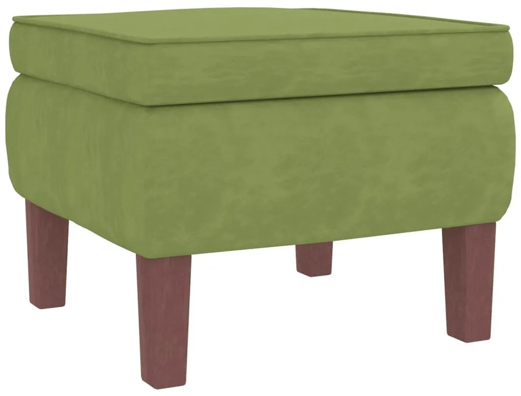 Világoszöld Bársony és Tömörfa Hintaszék