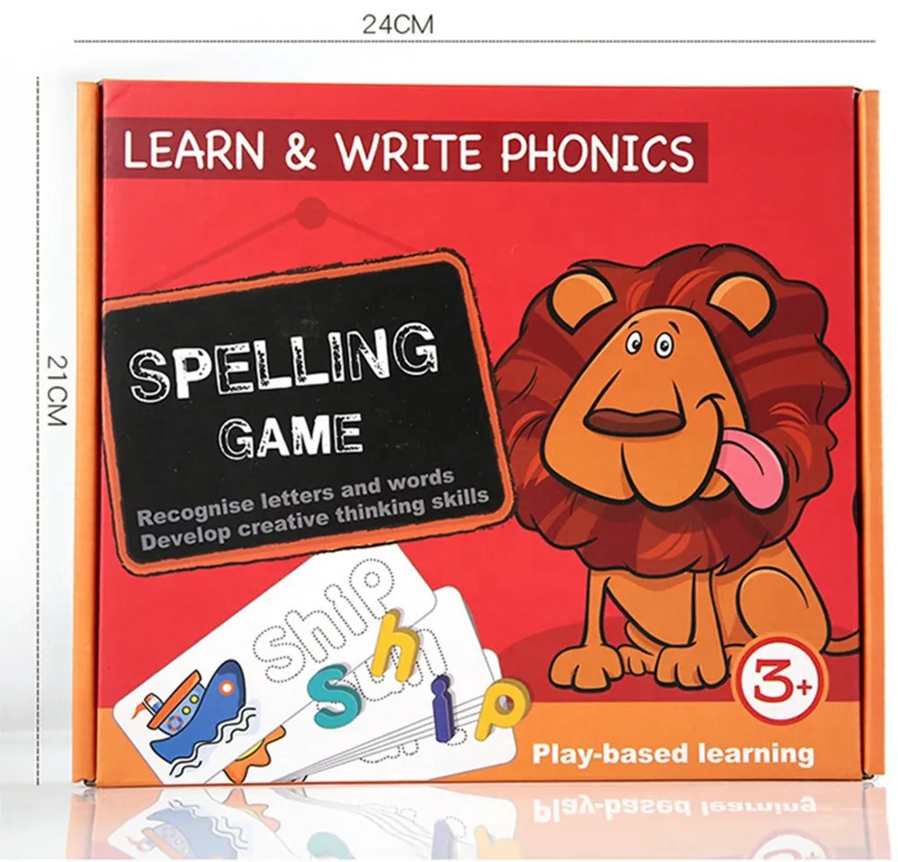 Fa ábécé képekkel, angol oktató játék