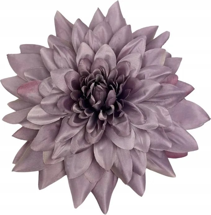 Dália fej 28 cm virág XXL piszkos világos lila