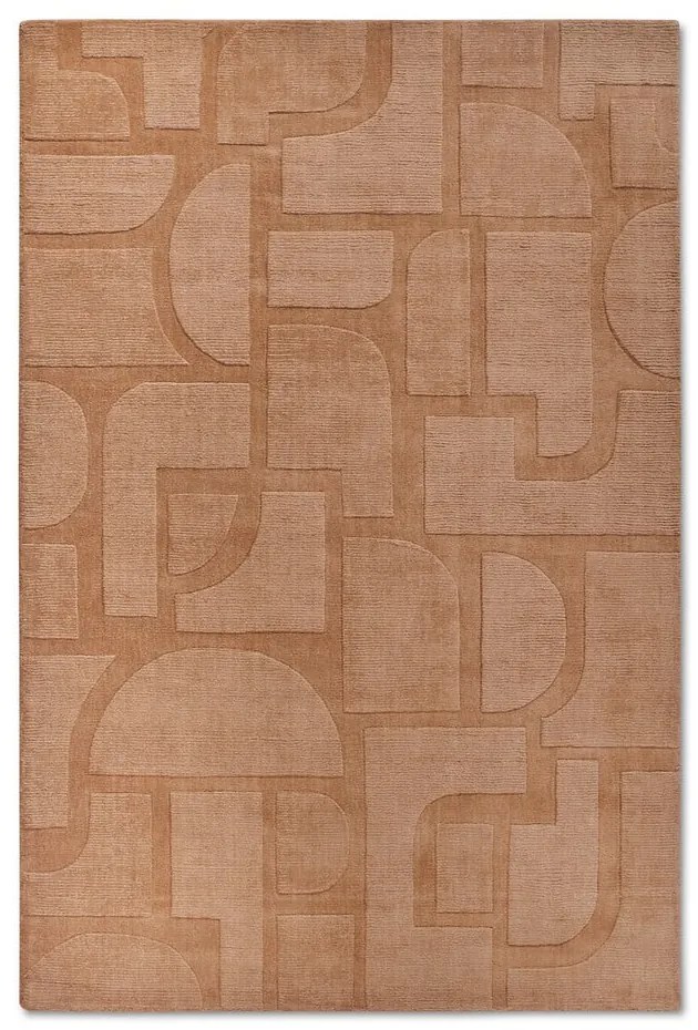 Barna kézi szövésű gyapjú szőnyeg 80x150 cm Alexis – Villeroy&amp;Boch