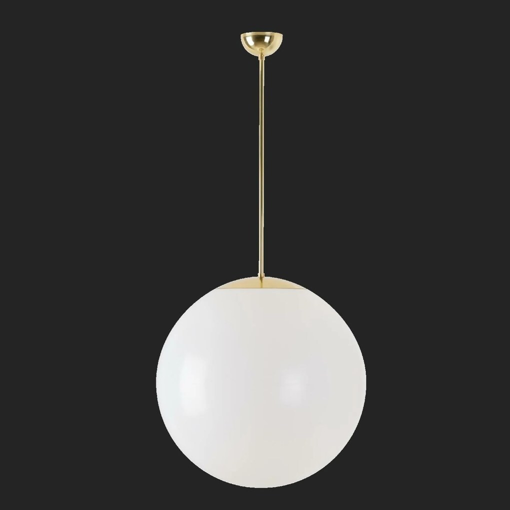 Osmont 46731 Isis P4 függesztett műanyag lámpa polírozott sárgaréz fehér IP40 10