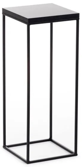 BASICLOFT virágtartó állvány 60x24 cm fekete