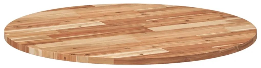 kerek tömör akácfa asztallap Ø80 x 2 cm