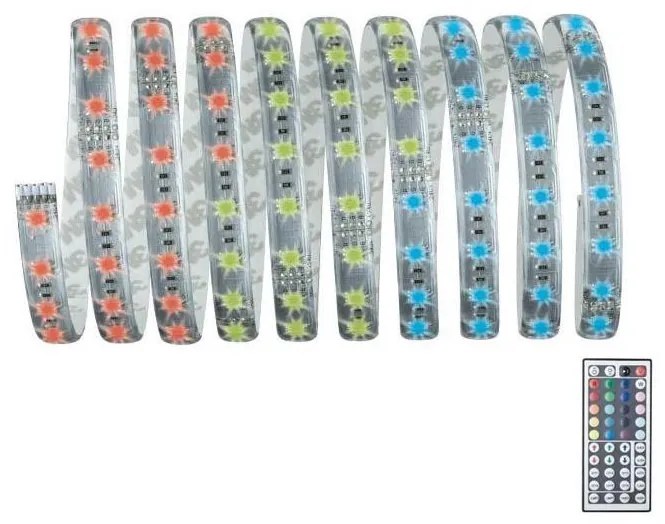 Paulmann 70673 - LED RGB/40W Dimmelhető szalag MAXLED 3m 230V + távirányító