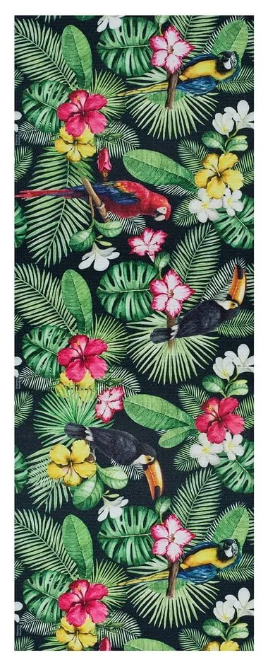 Zöld futószőnyeg 52x200 cm Sprinty Tropical – Universal