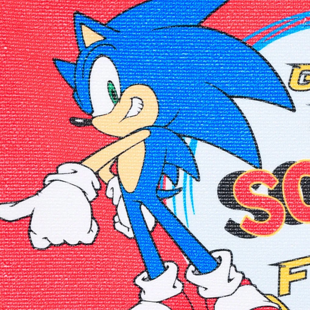 Sonic a sündisznó Gotta Go kéztörlő, arctörlő, törölköző 40x30 cm