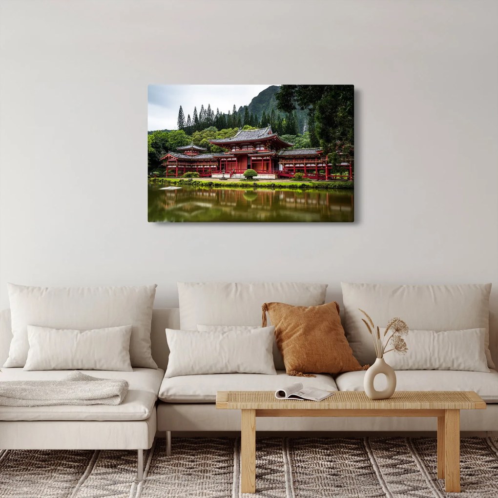 Kép - kínai építészet (90x60 cm)