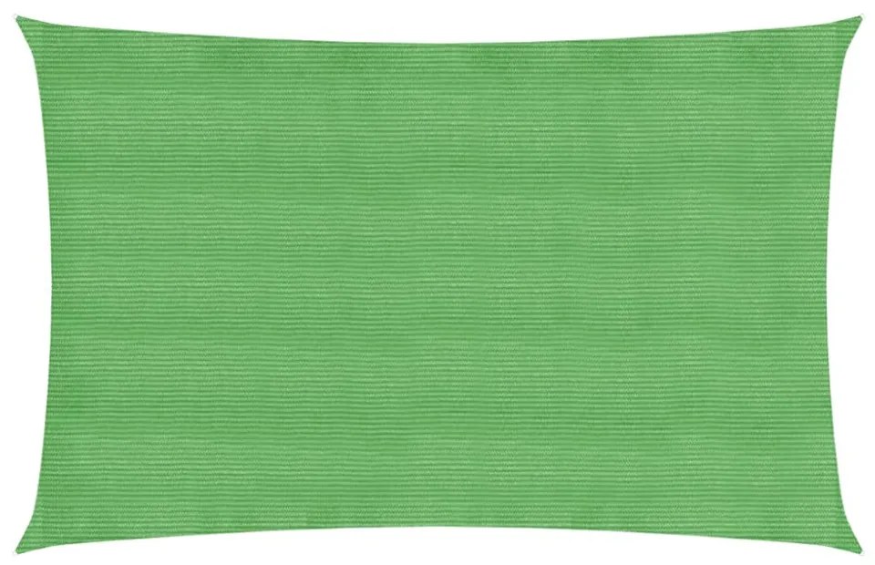 világoszöld HDPE napvitorla 160 g/m² 2 x 5 m