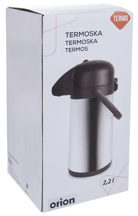 Orion Rozsdamentes acél termosz, 2,2 l