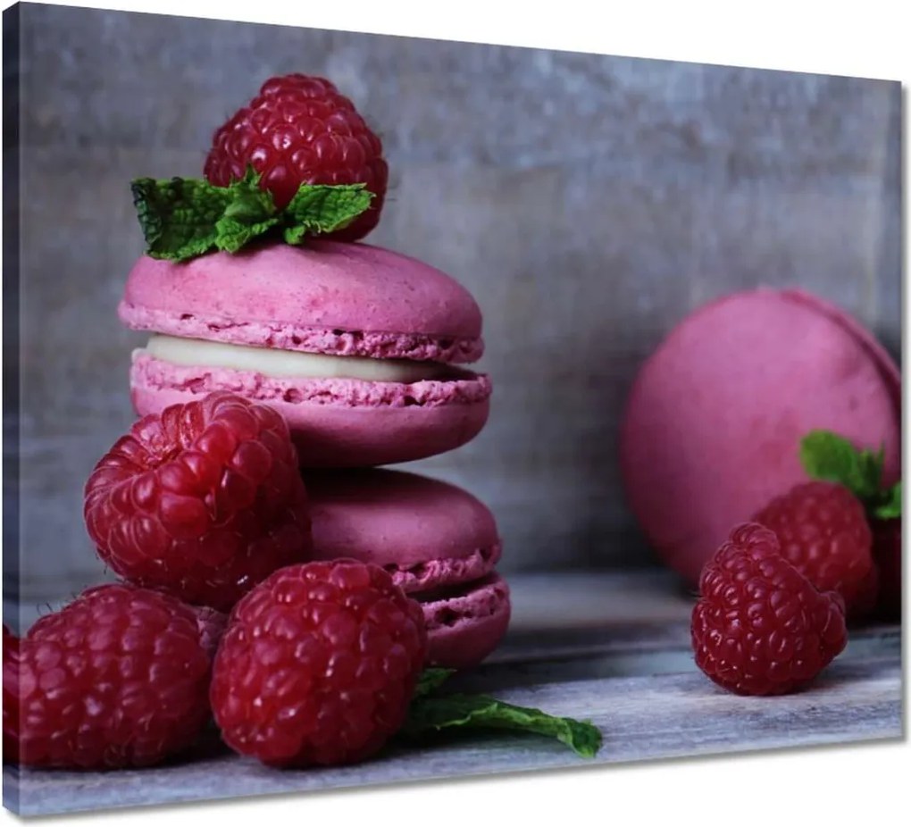 Vászonkép 50x40 Málnás keksz