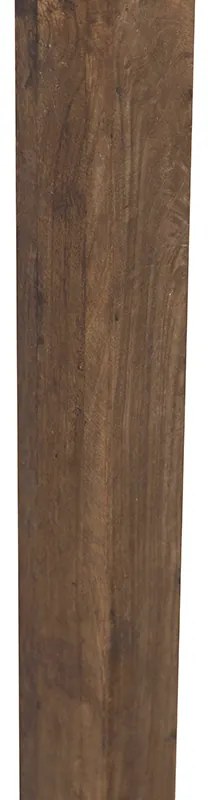 Ipari állólámpa bronz mangófa talppal - Mangoes