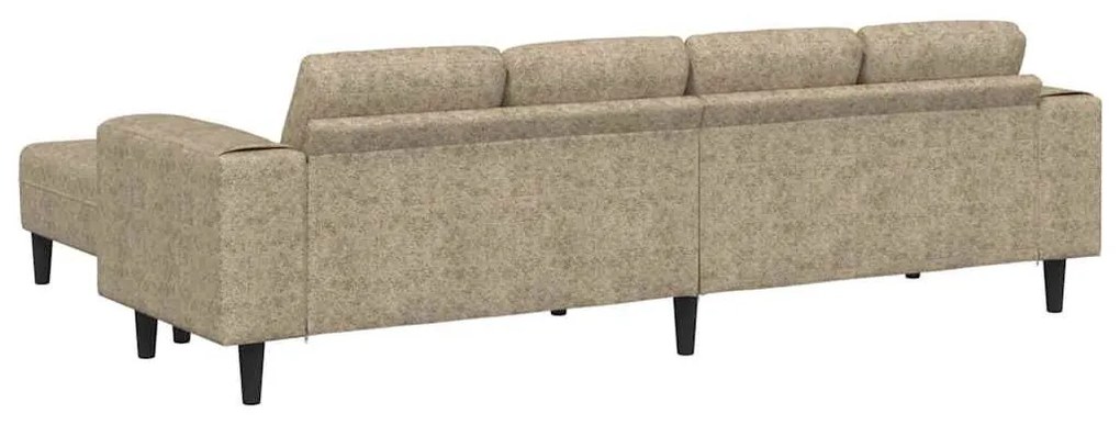 Kanapé Szett 3 pcs Világosszürke Műbőr velúr