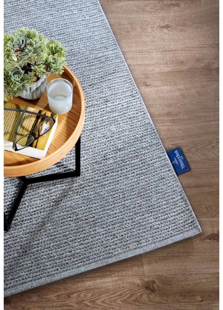 Szürke kézi szövésű gyapjú szőnyeg 60x90 cm Francois – Villeroy&amp;Boch
