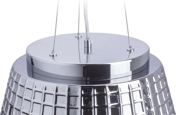 RENDL R12055 CORONA Ernyős Függesztett Lámpa Krómozott ÜvegIP20