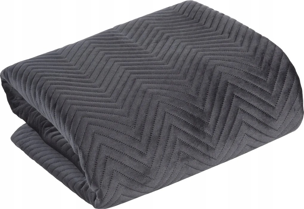 Dekoratív ágytakaró Sofia 170x210 fekete