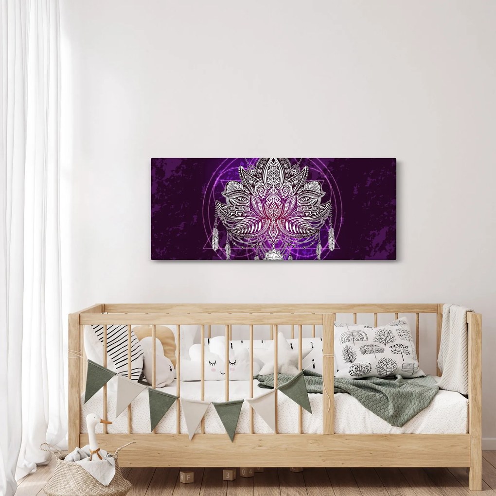 Kép - lótusz (120x50 cm)