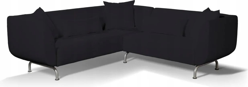 Dekoria 3+2 Strömstad Ikea sarokkanapé huzat, szürke