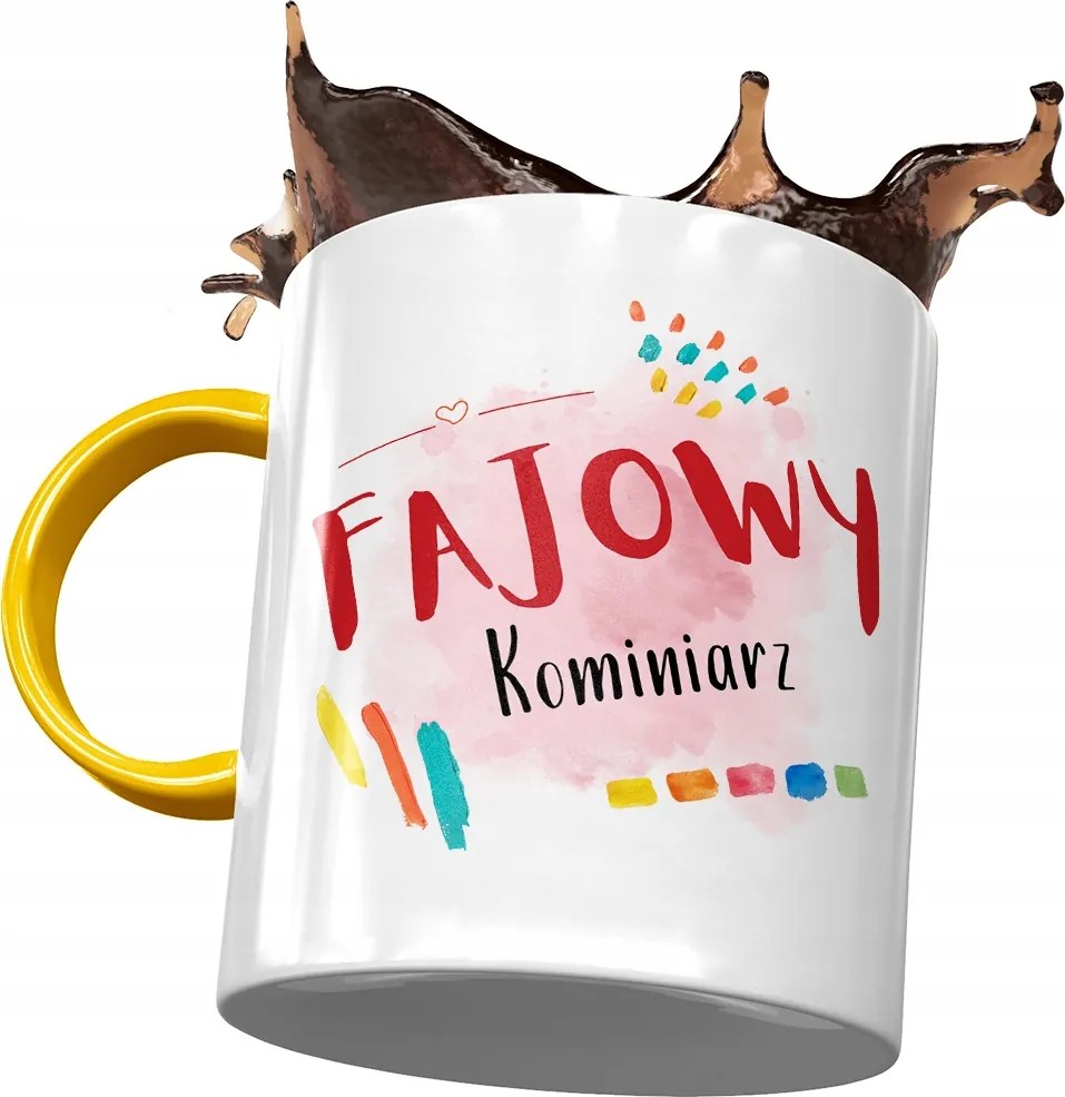 Sárga Bögre Kéményseprőnek Cool Kéményseprő Bögre Nyomtatott Fotóval