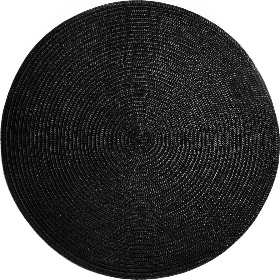 AMBIENTE étkezési alátét  Ø38 cm, fekete