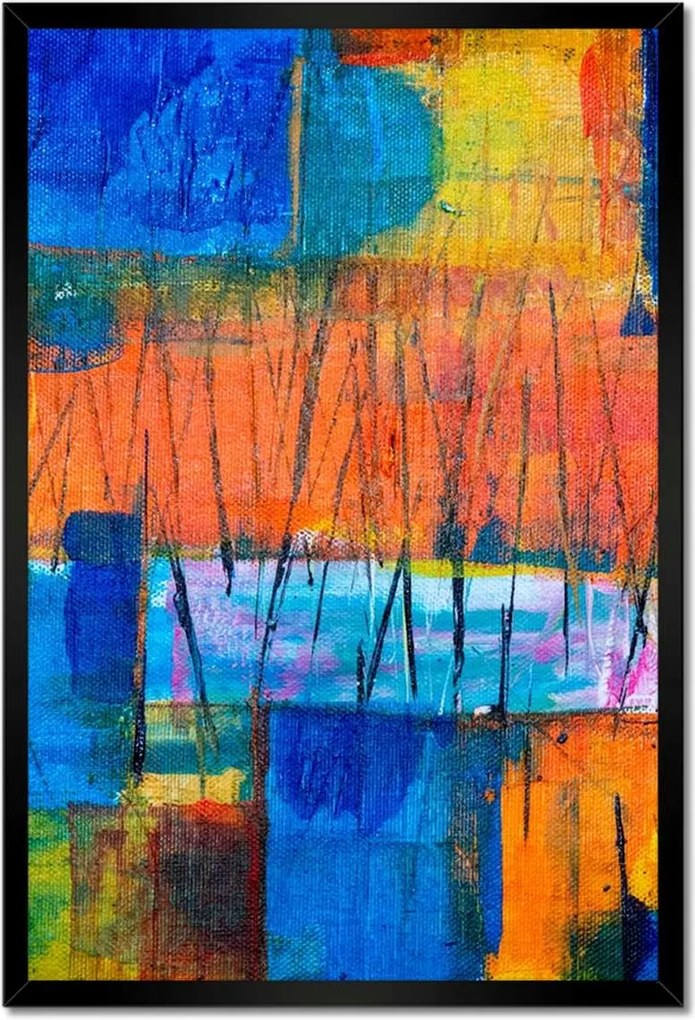 Poszterek keretben 40x60 Absztrakt Kígyó